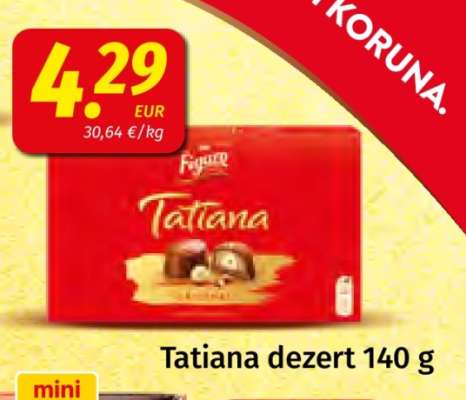 Tatiana dezert 140 g