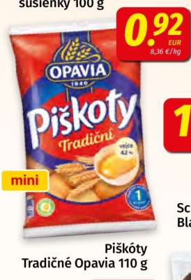 Piškóty Tradičné Opavia 110 g