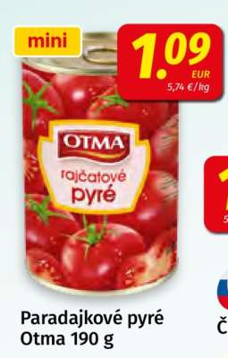 Paradajkové pyré Otma 190 g