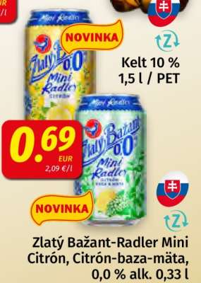 Zlatý Bažant-Radler Mini