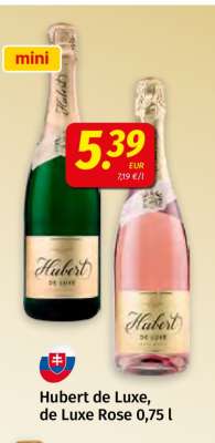 Hubert de Luxe, de Luxe Rose 0,75 l