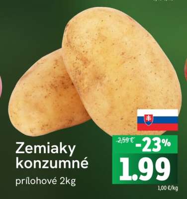 Zemiaky konzumné