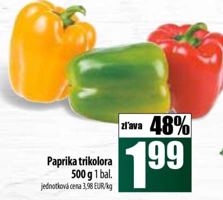 PAPRIKA TRIKOLÓRA