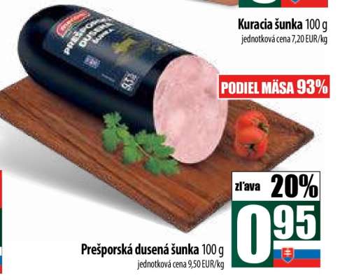Prešporská dusená šunka