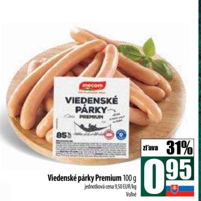 Viedenské párky Premium 100 g