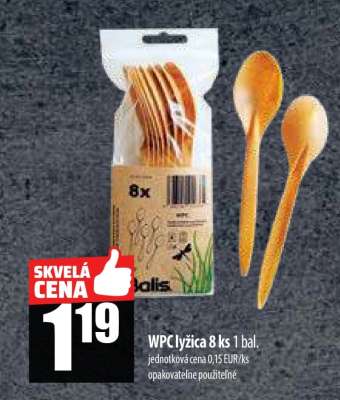 WPC lyžica 8 ks 1 bal.