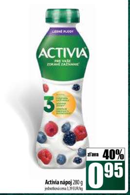 Activia nápoj