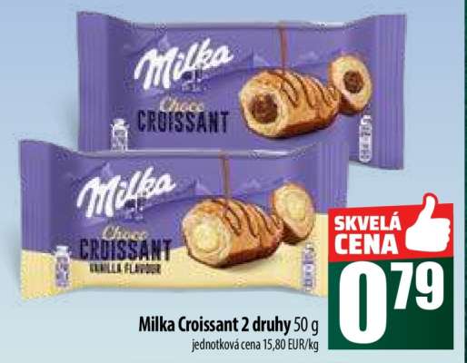 Milka Croissant 2 druhy