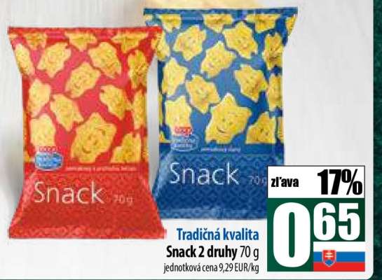 Snack 2 druhy