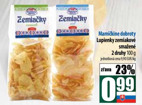 Mamičkine dobroty Lupienky zemiakové smažené