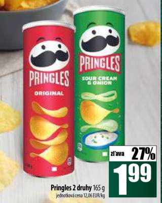 Pringles 2 druhy