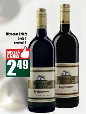 Nitraense knieža biele/červené