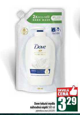 Dove tekuté mydlo náhradná náplň 500 ml