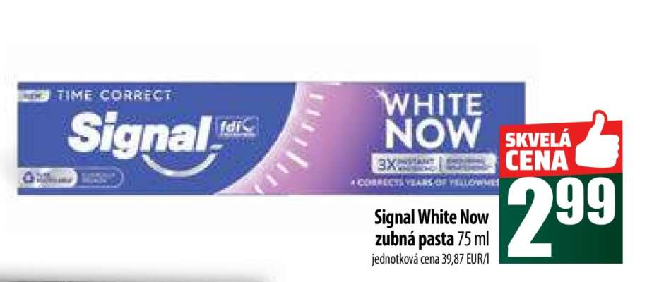 Signal White Now zubná pasta 75 ml