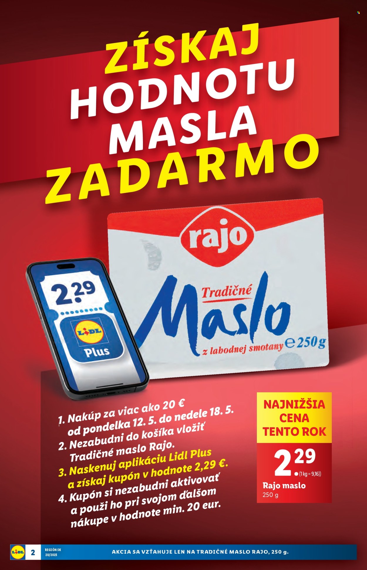Leták Lidl - 12.5.2025 - 18.5.2025. Strana 1