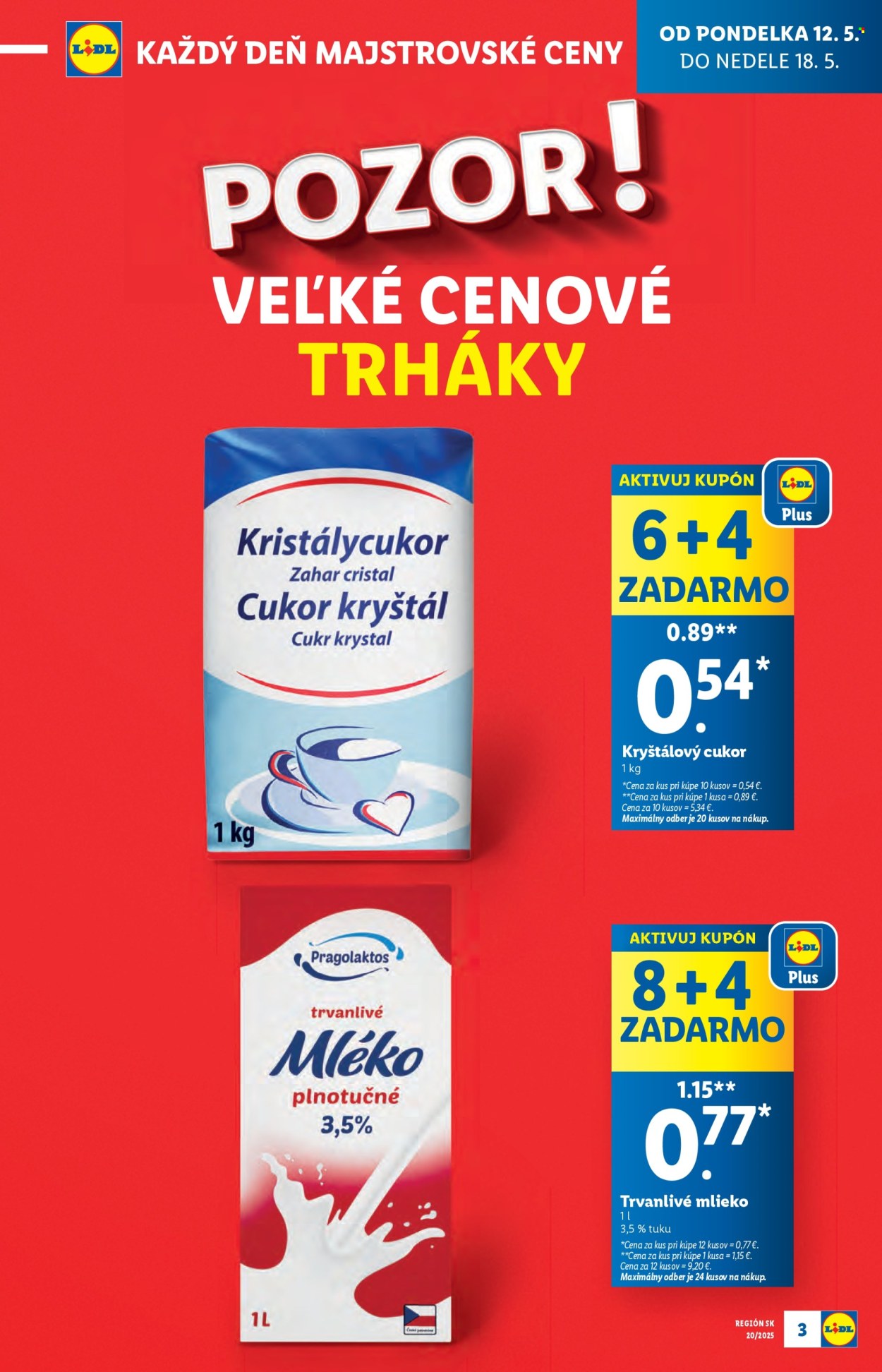 Leták Lidl - 12.5.2025 - 18.5.2025. Strana 1