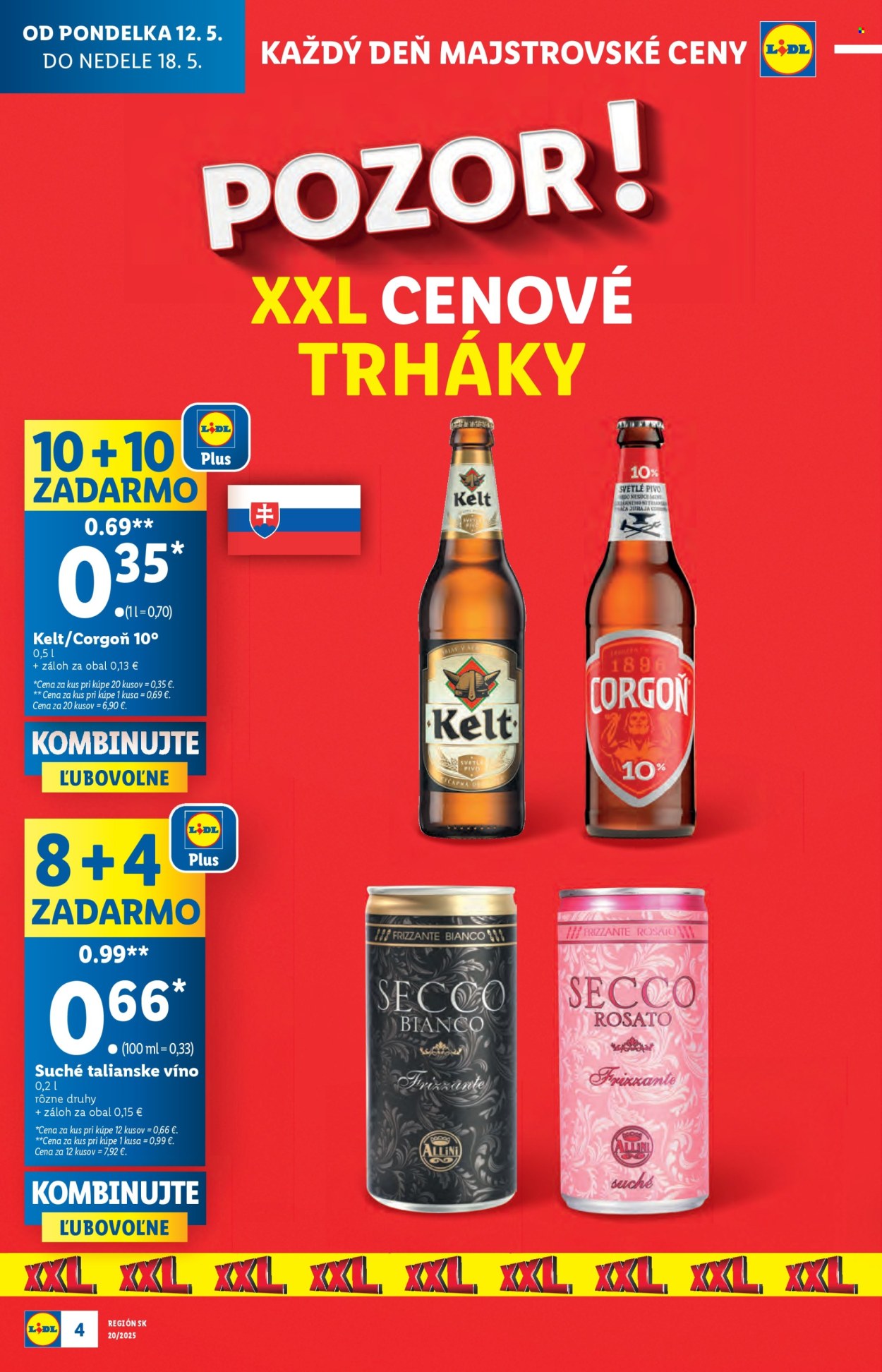 Leták Lidl - 12.5.2025 - 18.5.2025. Strana 1