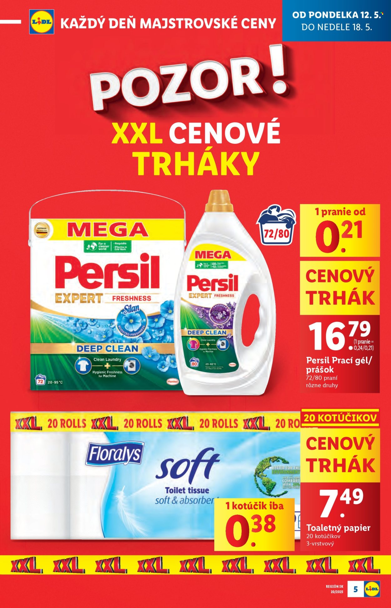 Leták Lidl - 12.5.2025 - 18.5.2025. Strana 1