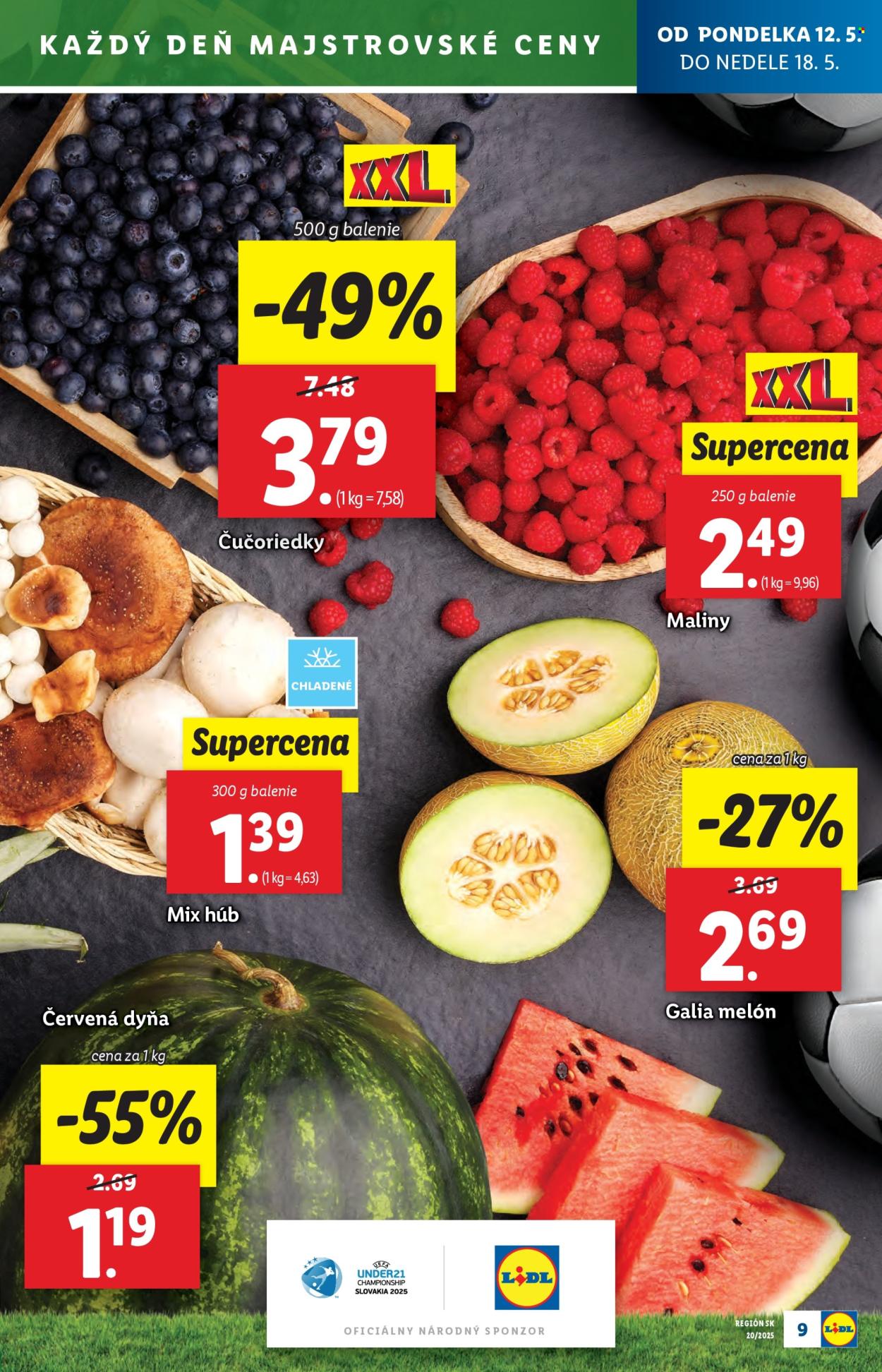 Leták Lidl - 12.5.2025 - 18.5.2025. Strana 1