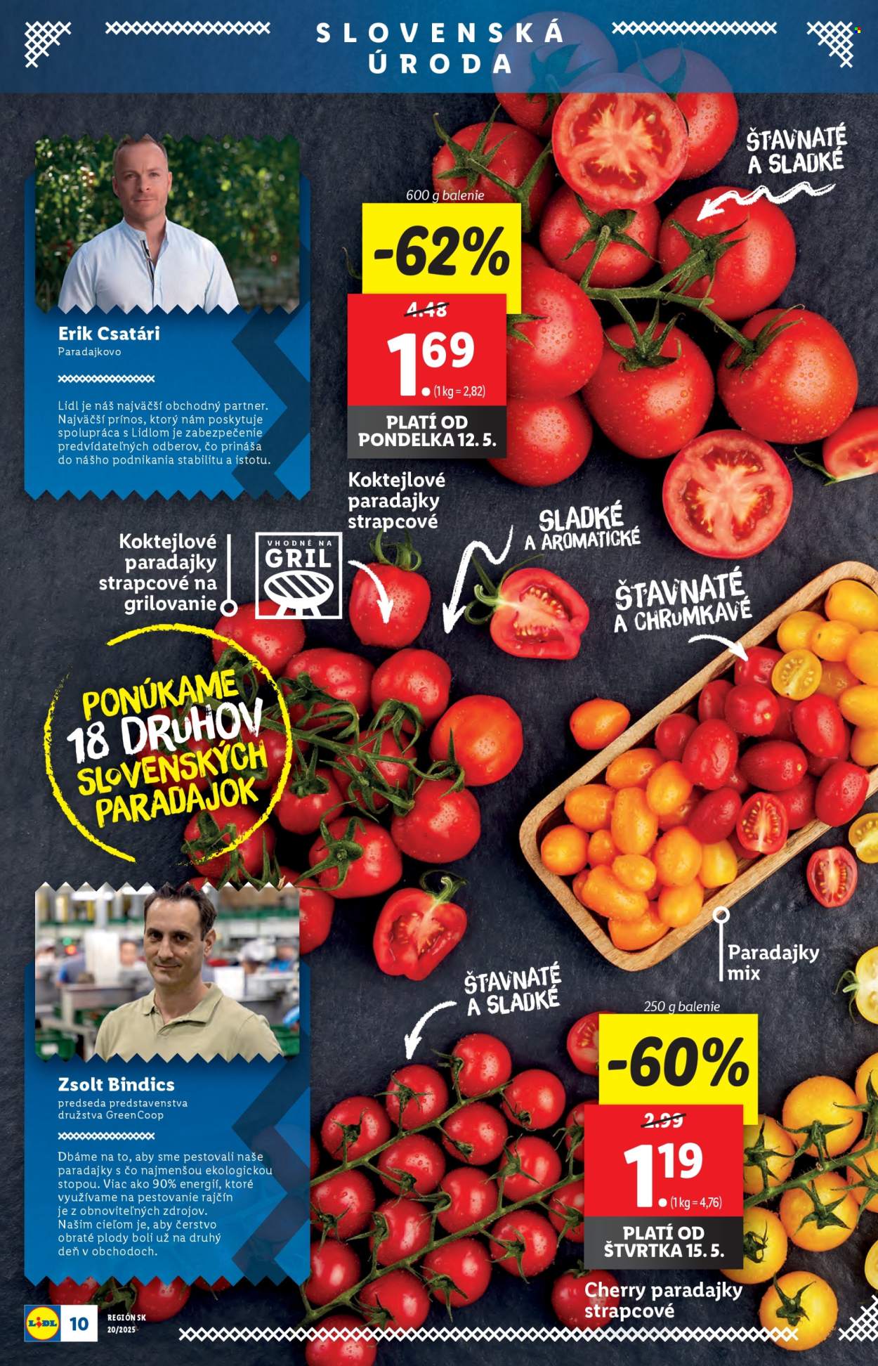 Leták Lidl - 12.5.2025 - 18.5.2025. Strana 1