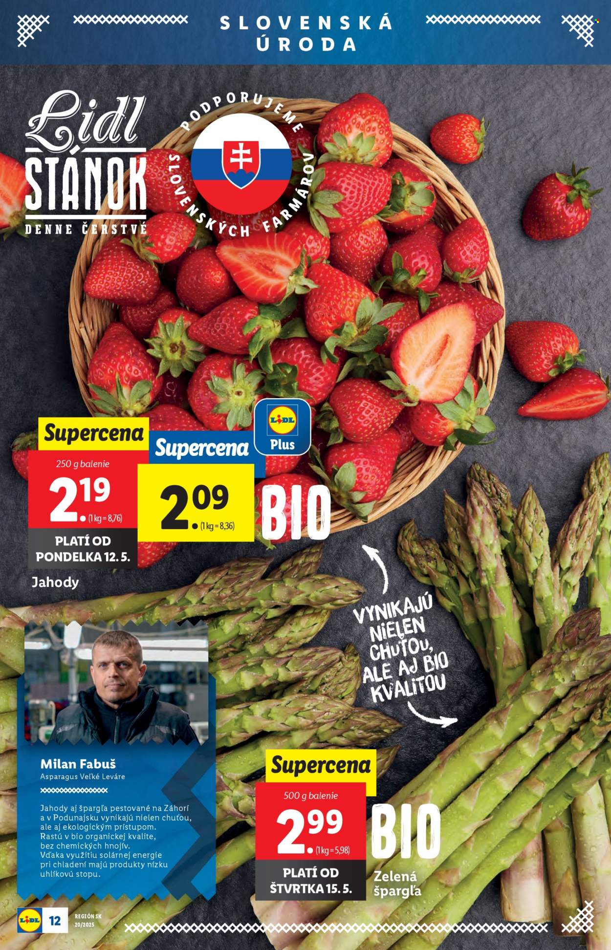Leták Lidl - 12.5.2025 - 18.5.2025. Strana 1
