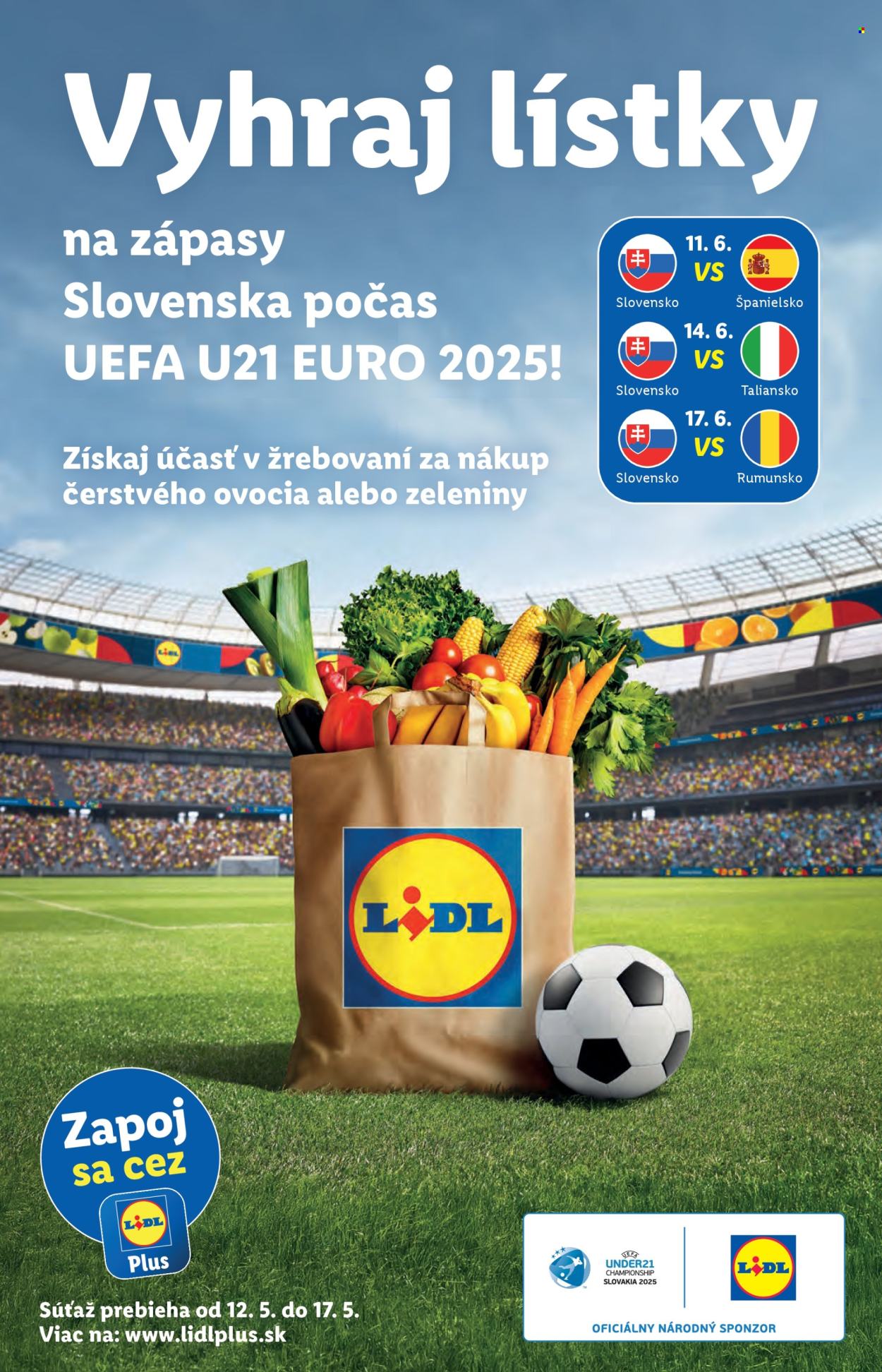 Leták Lidl - 12.5.2025 - 18.5.2025. Strana 1