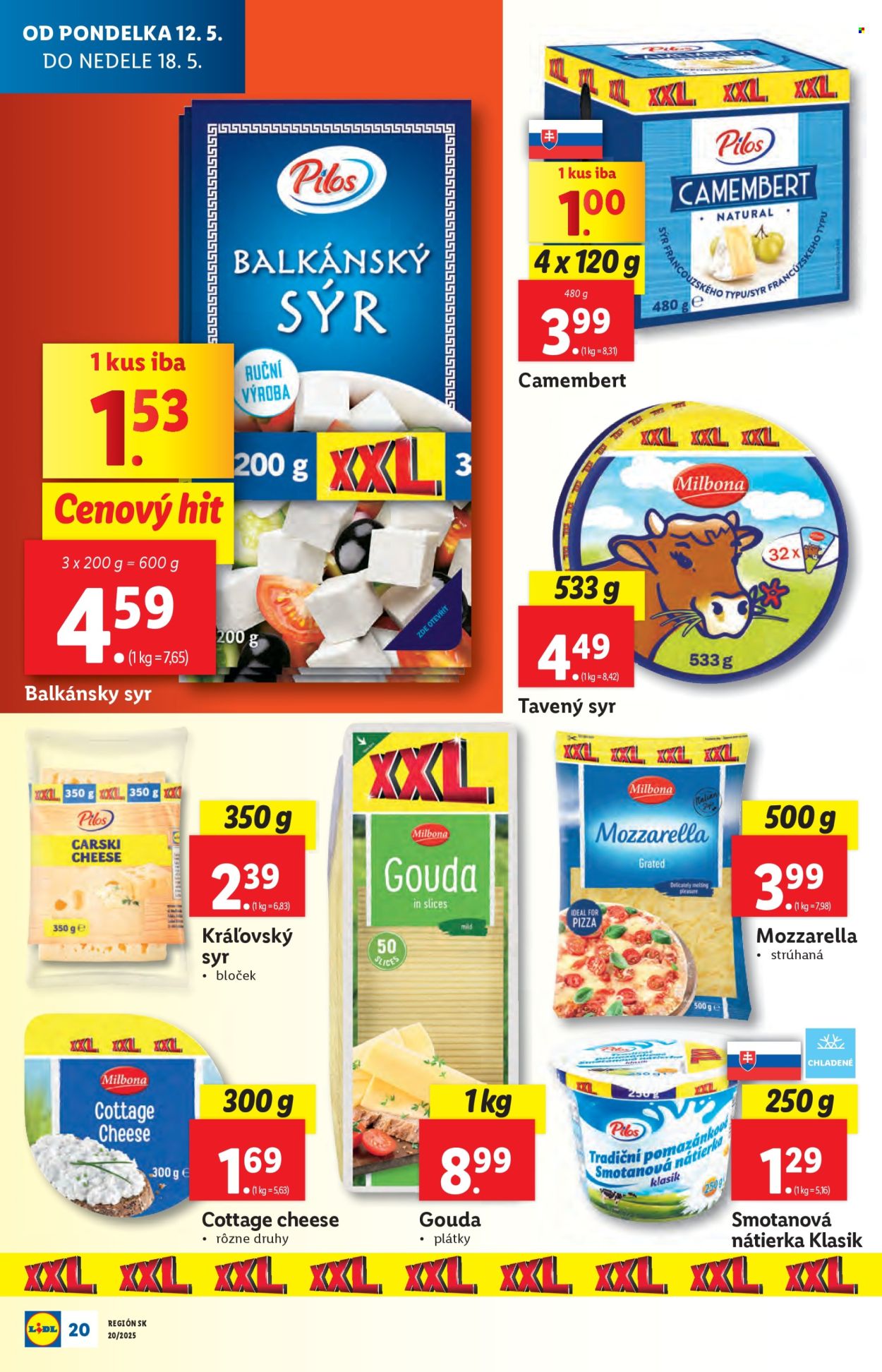 Leták Lidl - 12.5.2025 - 18.5.2025. Strana 1