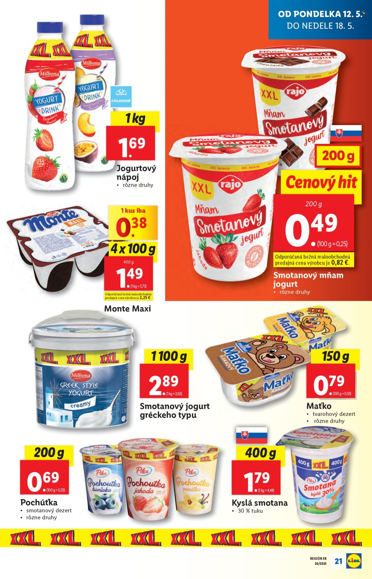 Leták Lidl - 12.5.2025 - 18.5.2025. Strana 1