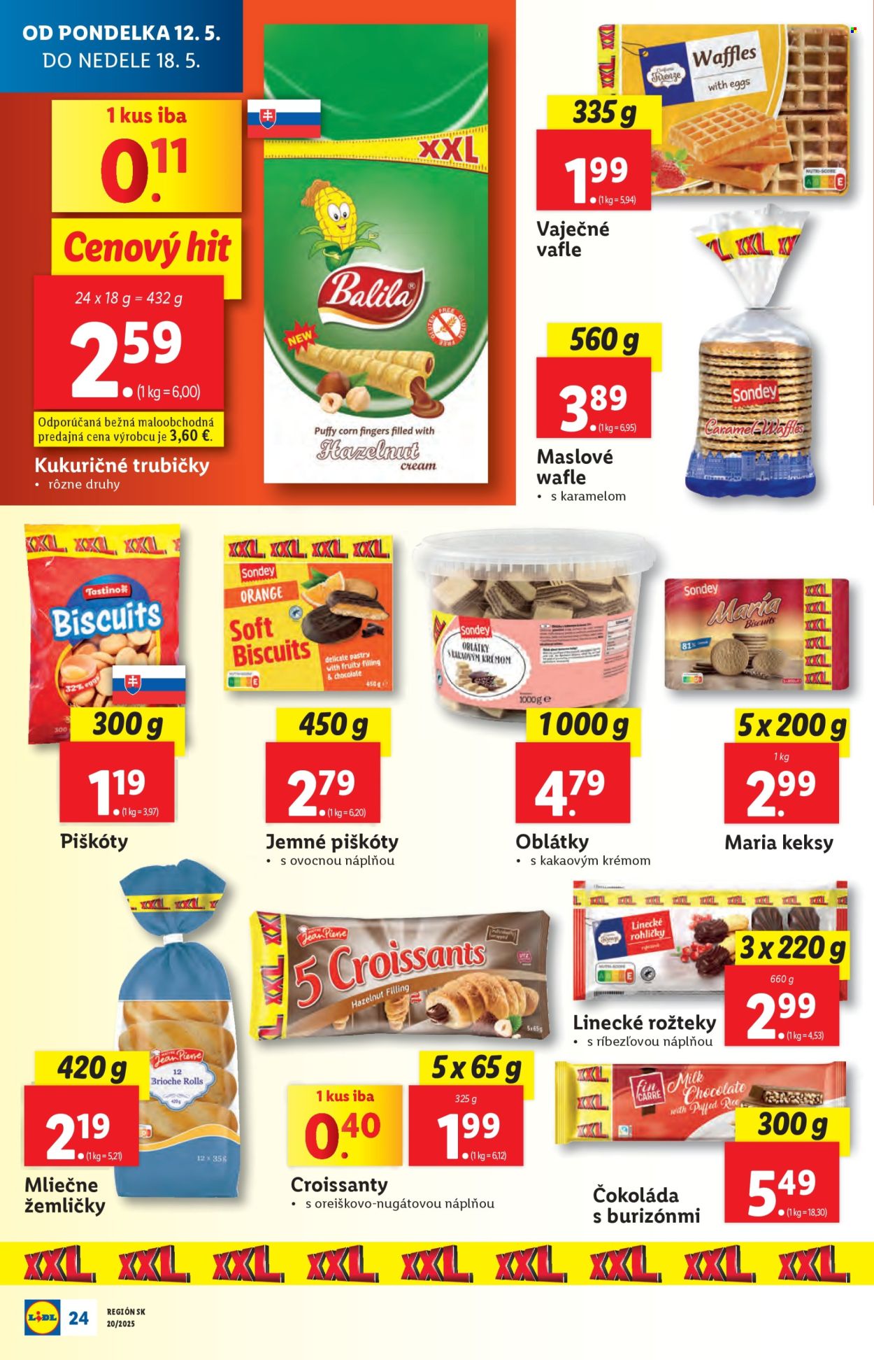 Leták Lidl - 12.5.2025 - 18.5.2025. Strana 1