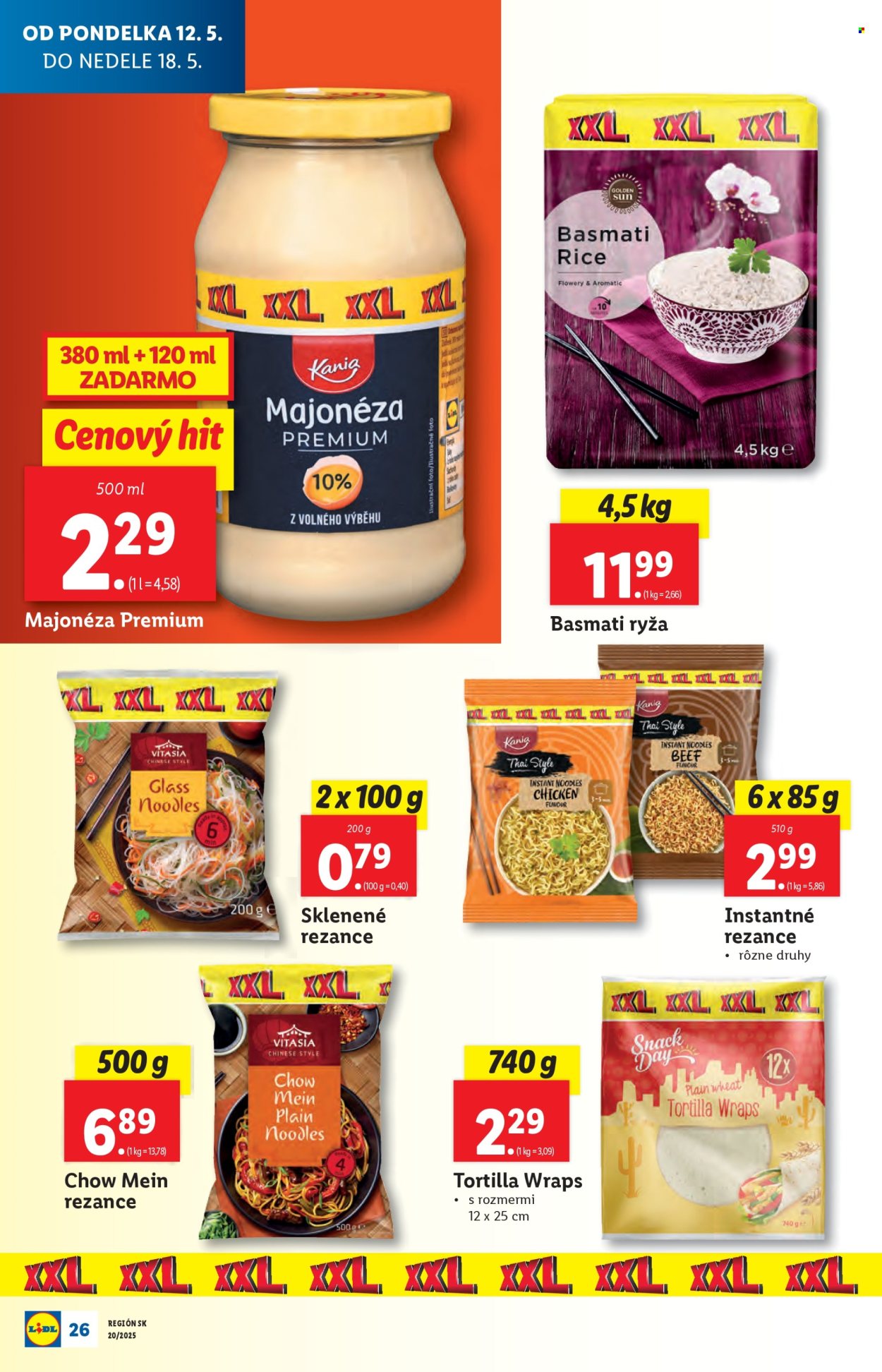 Leták Lidl - 12.5.2025 - 18.5.2025. Strana 1