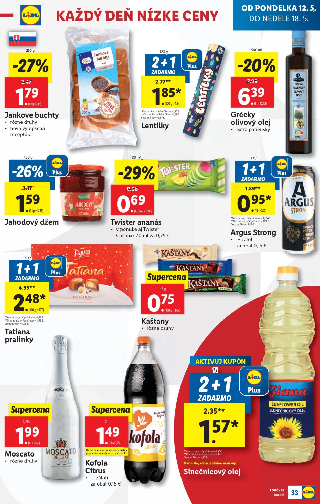 Leták Lidl - 12.5.2025 - 18.5.2025. Strana 1