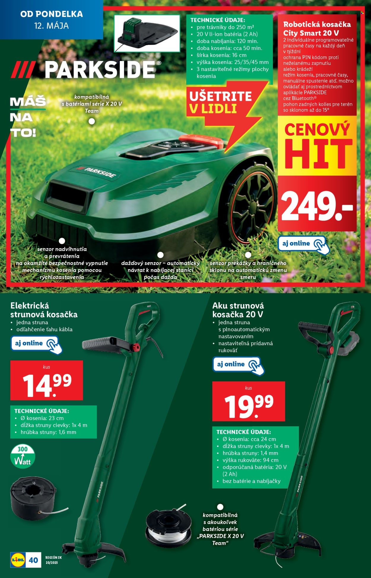 Leták Lidl - 12.5.2025 - 18.5.2025. Strana 1