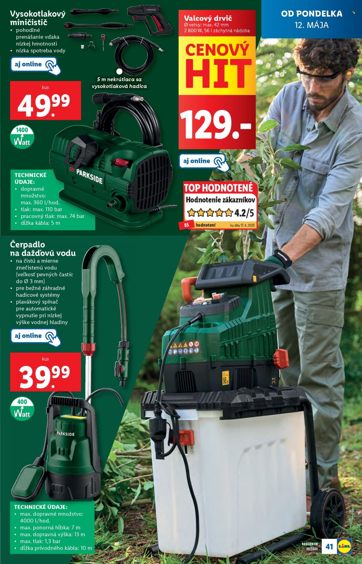 Leták Lidl - 12.5.2025 - 18.5.2025. Strana 1