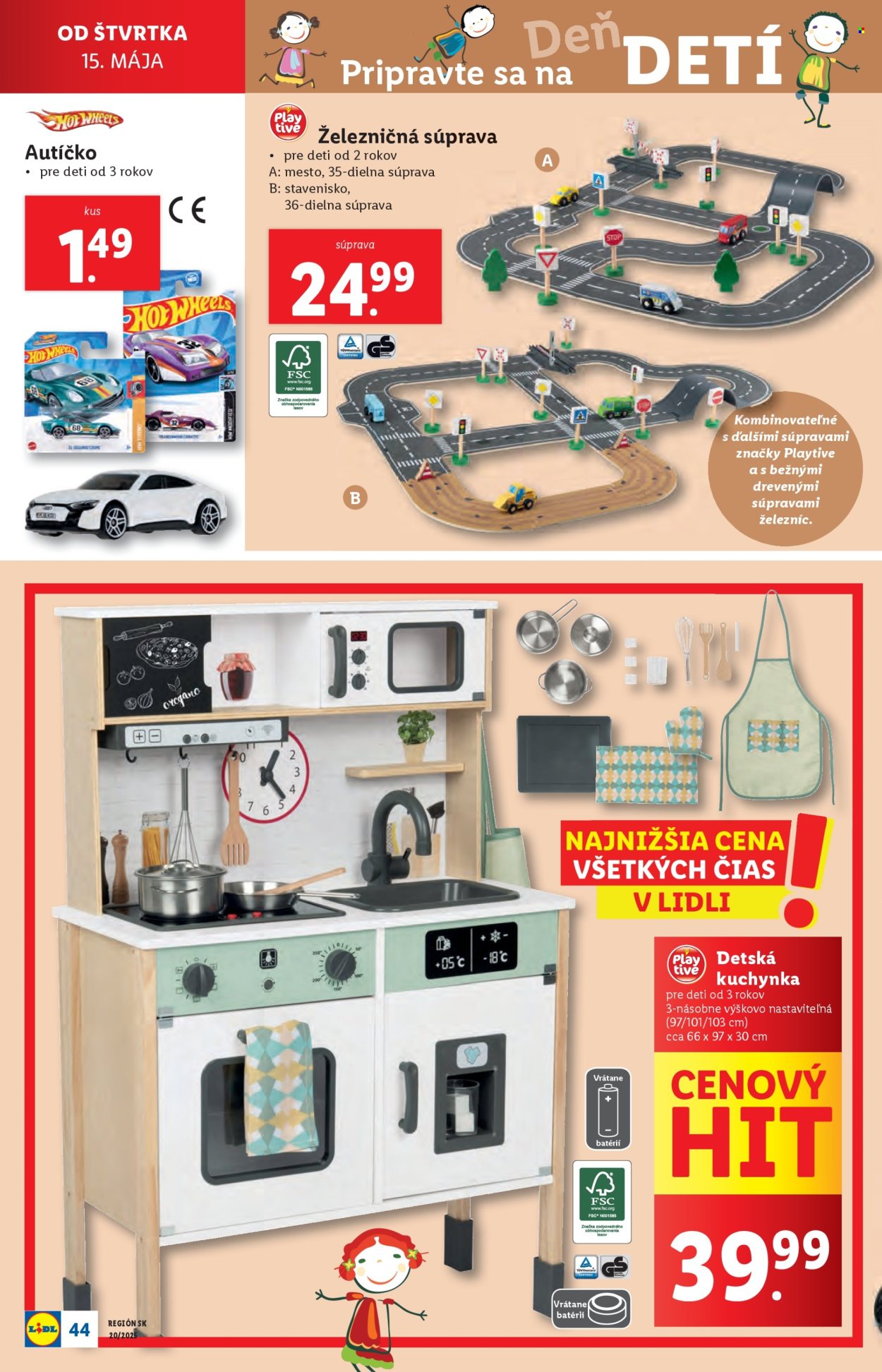 Leták Lidl - 12.5.2025 - 18.5.2025. Strana 1