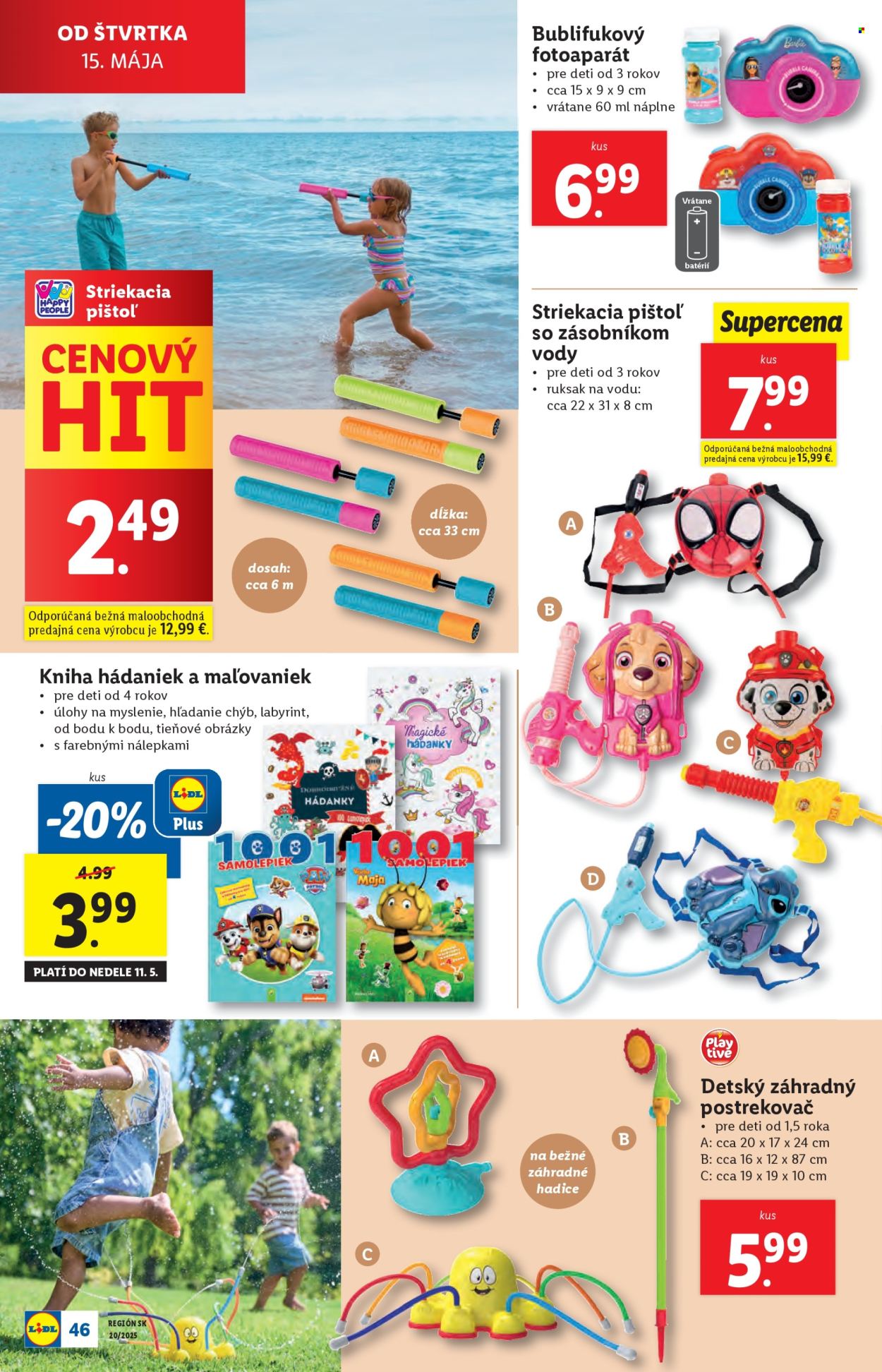 Leták Lidl - 12.5.2025 - 18.5.2025. Strana 1