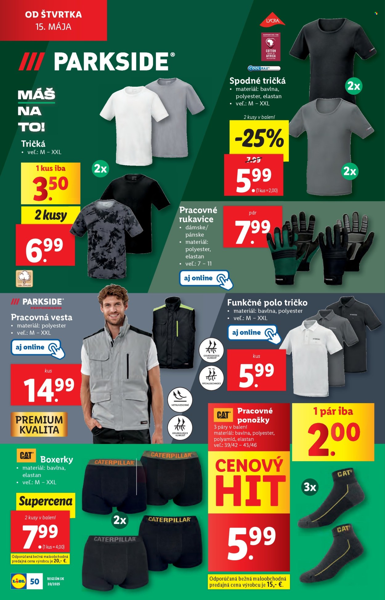 Leták Lidl - 12.5.2025 - 18.5.2025. Strana 1