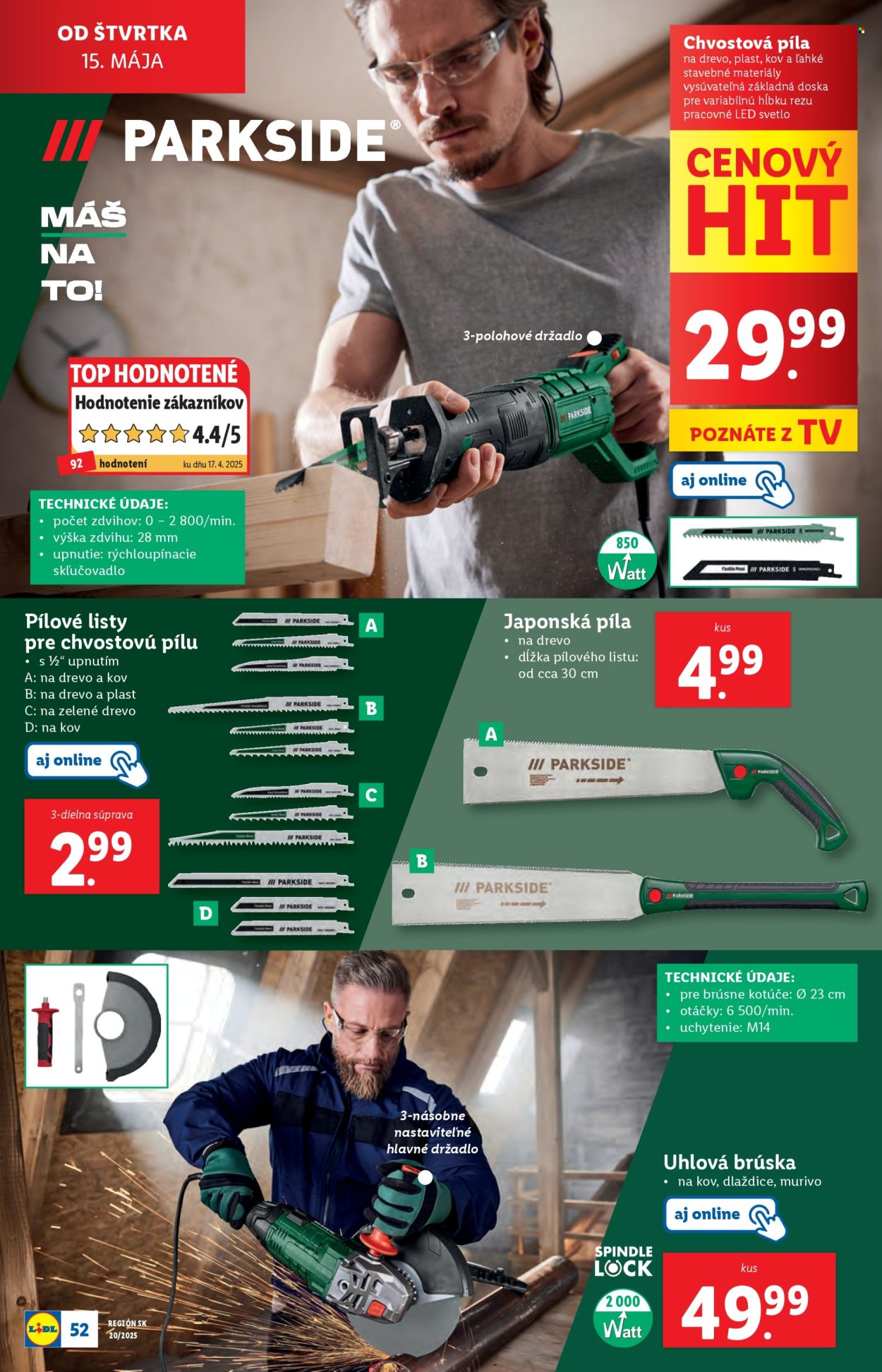 Leták Lidl - 12.5.2025 - 18.5.2025. Strana 1
