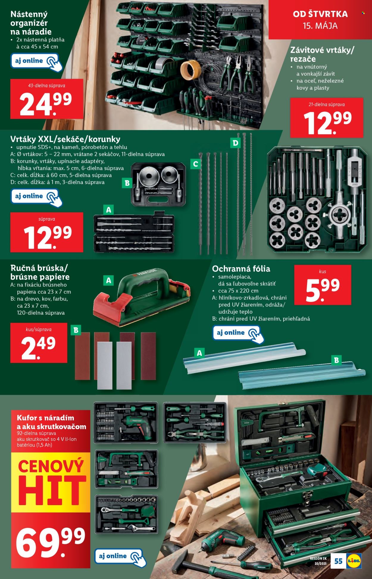 Leták Lidl - 12.5.2025 - 18.5.2025. Strana 1