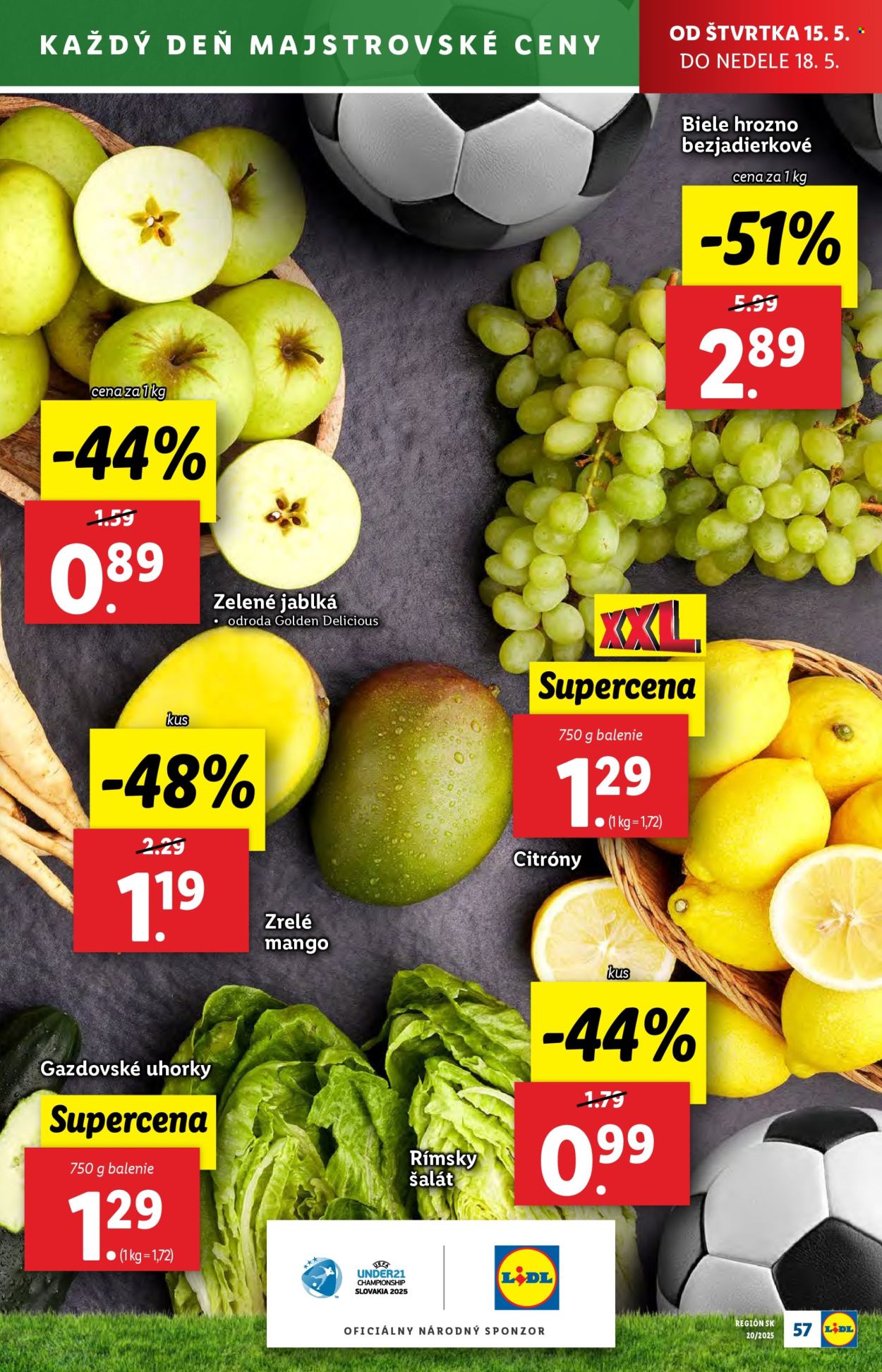 Leták Lidl - 12.5.2025 - 18.5.2025. Strana 1