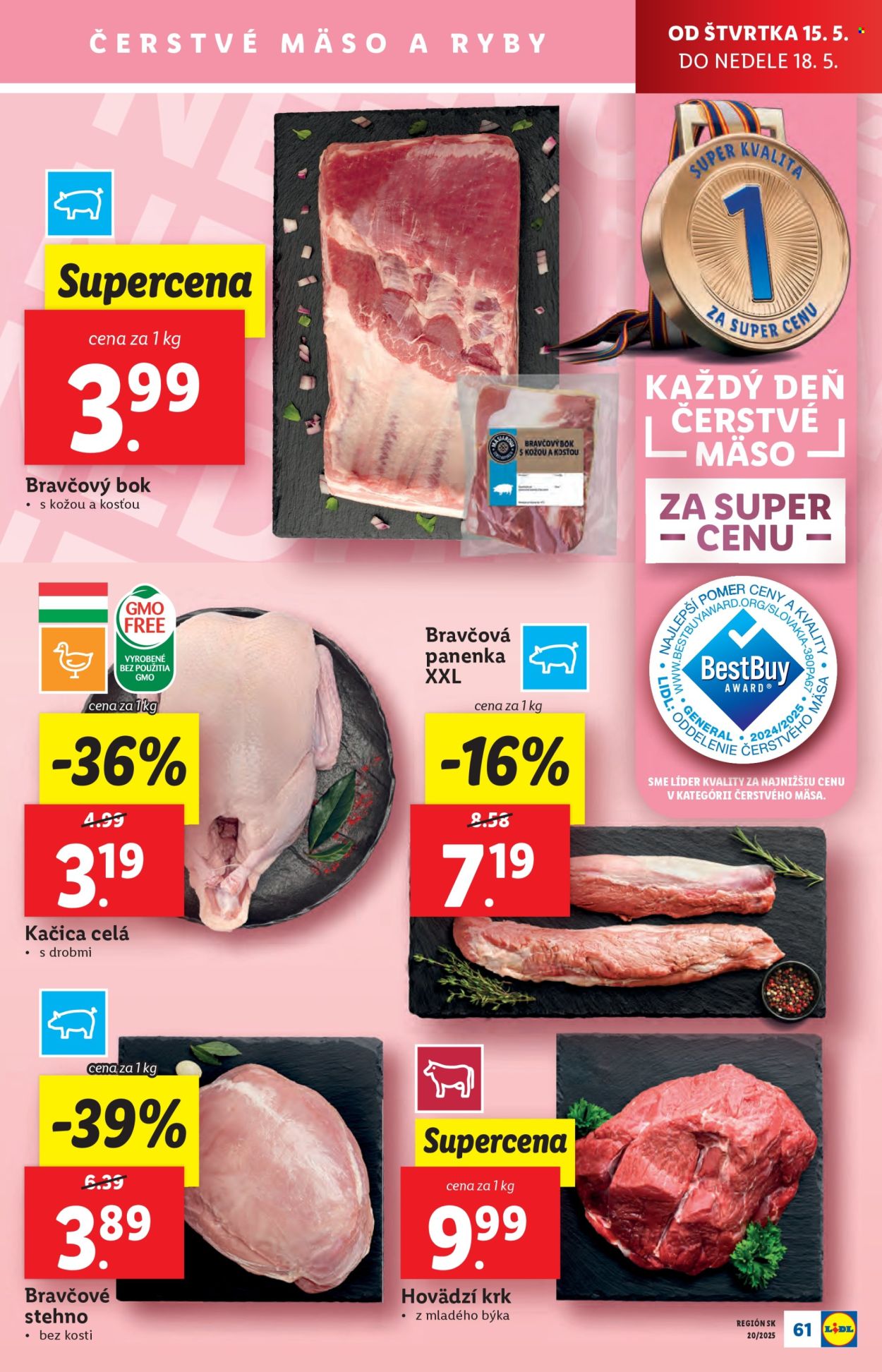 Leták Lidl - 12.5.2025 - 18.5.2025. Strana 1