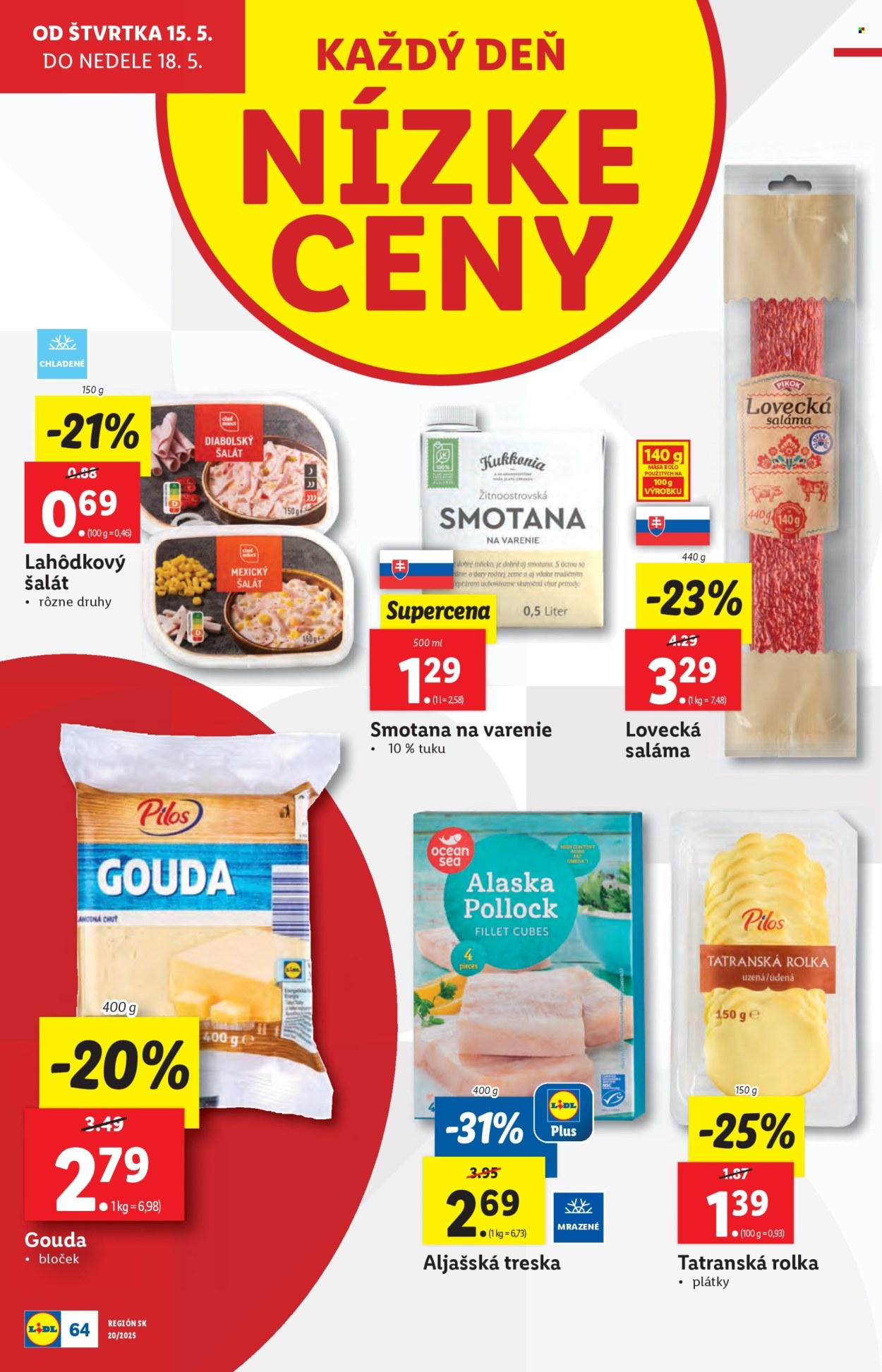 Leták Lidl - 12.5.2025 - 18.5.2025. Strana 1