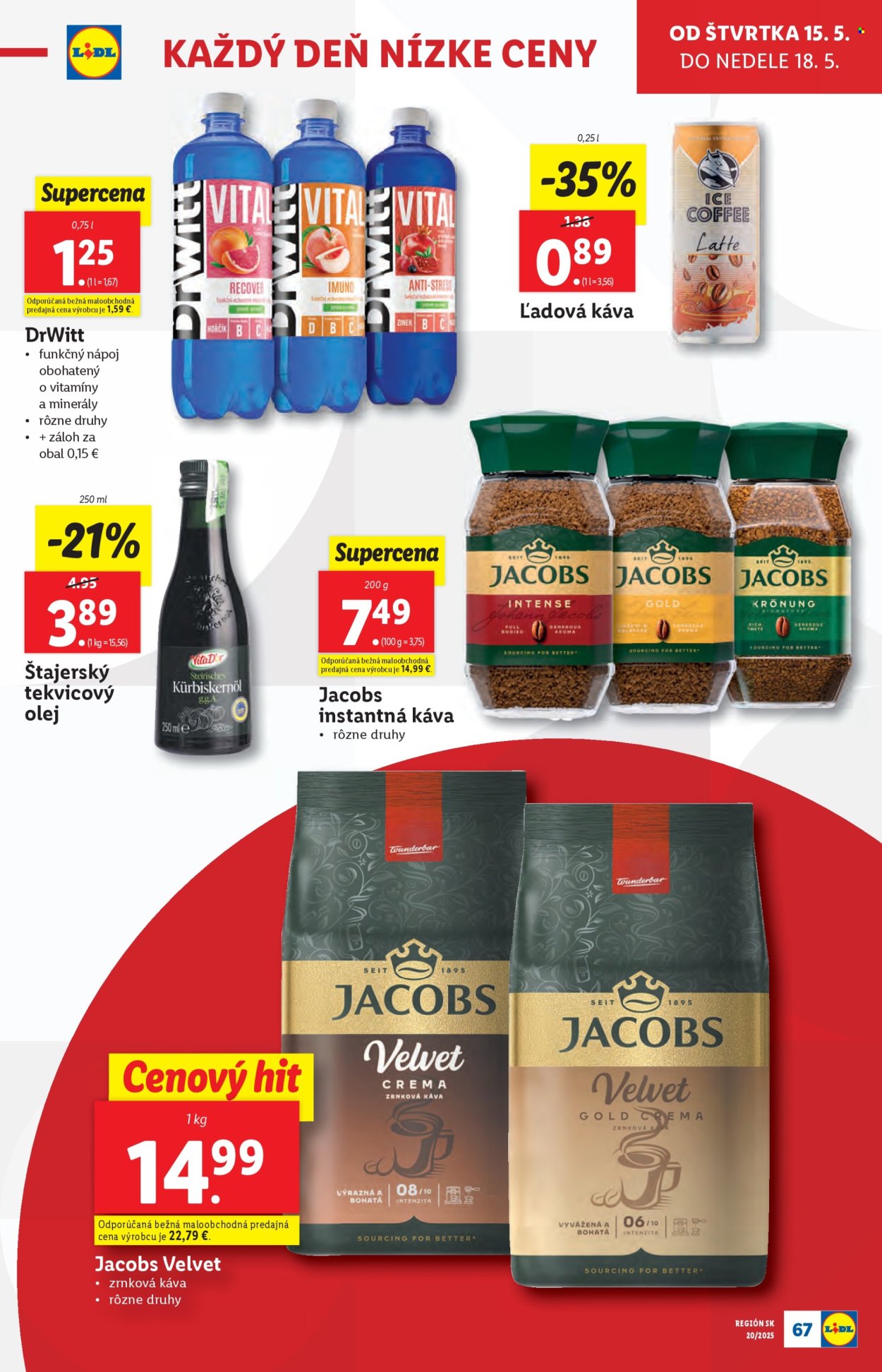 Leták Lidl - 12.5.2025 - 18.5.2025. Strana 1
