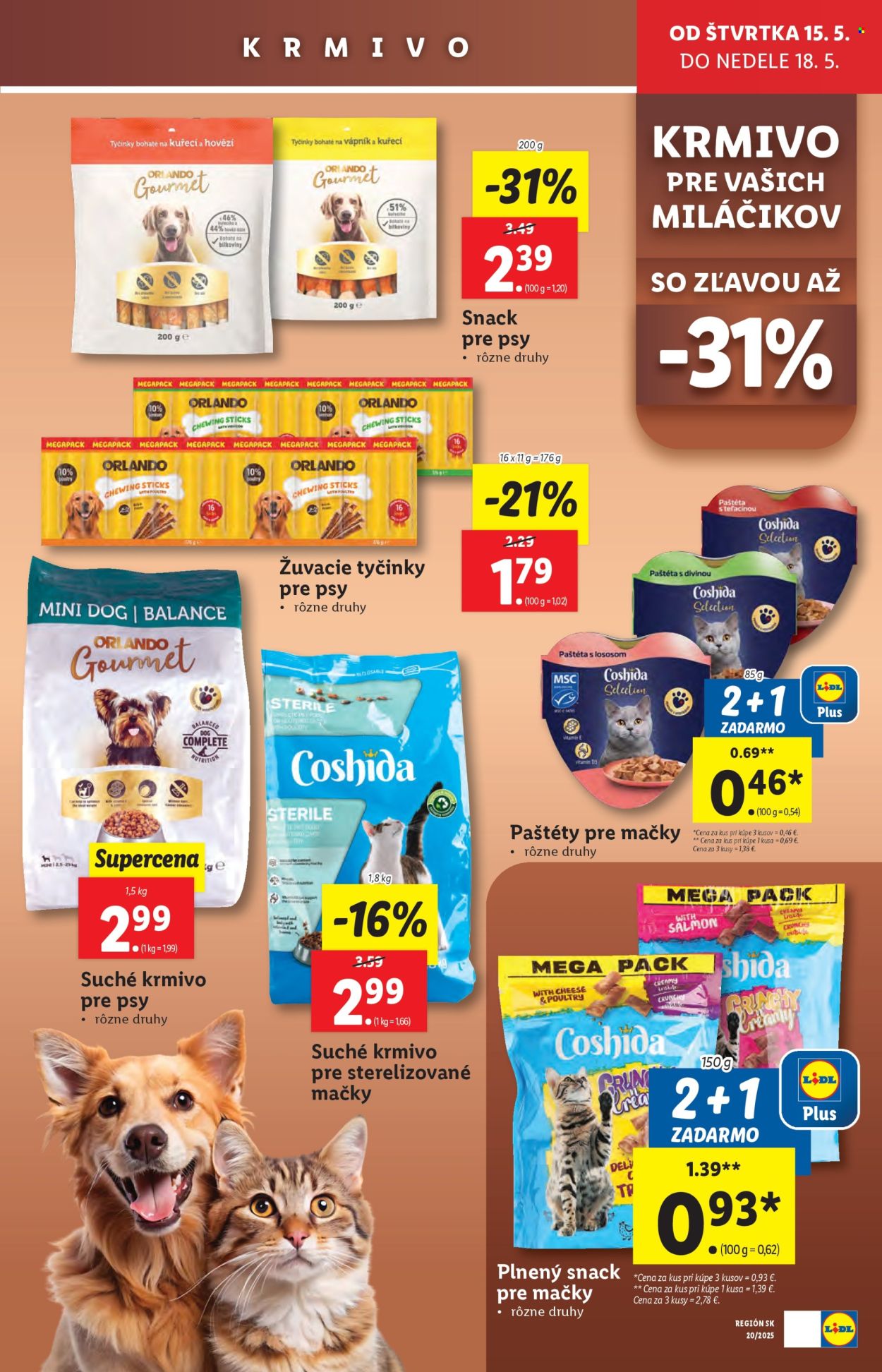 Leták Lidl - 12.5.2025 - 18.5.2025. Strana 1
