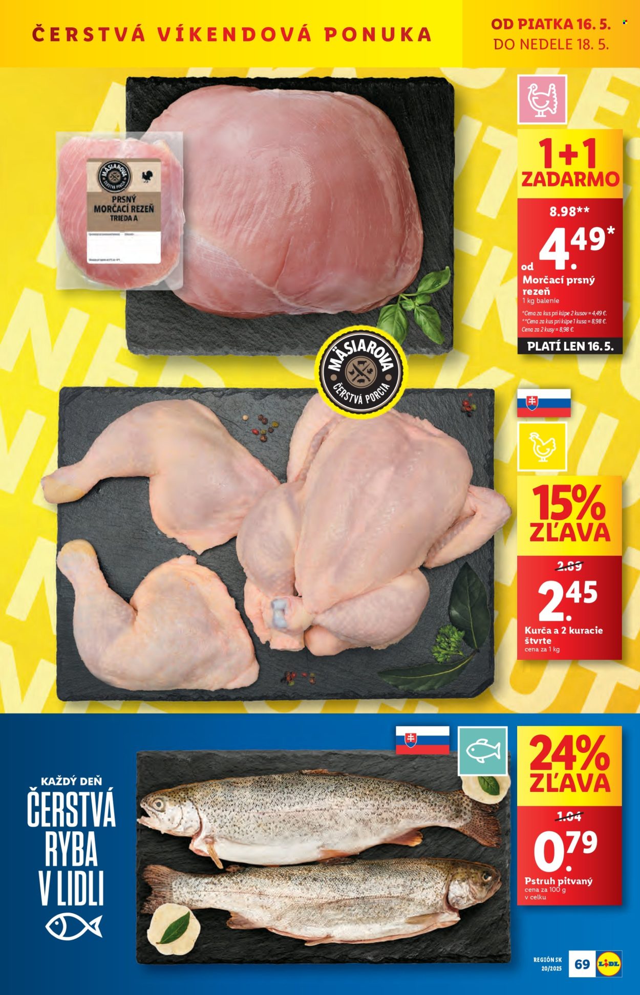 Leták Lidl - 12.5.2025 - 18.5.2025. Strana 1