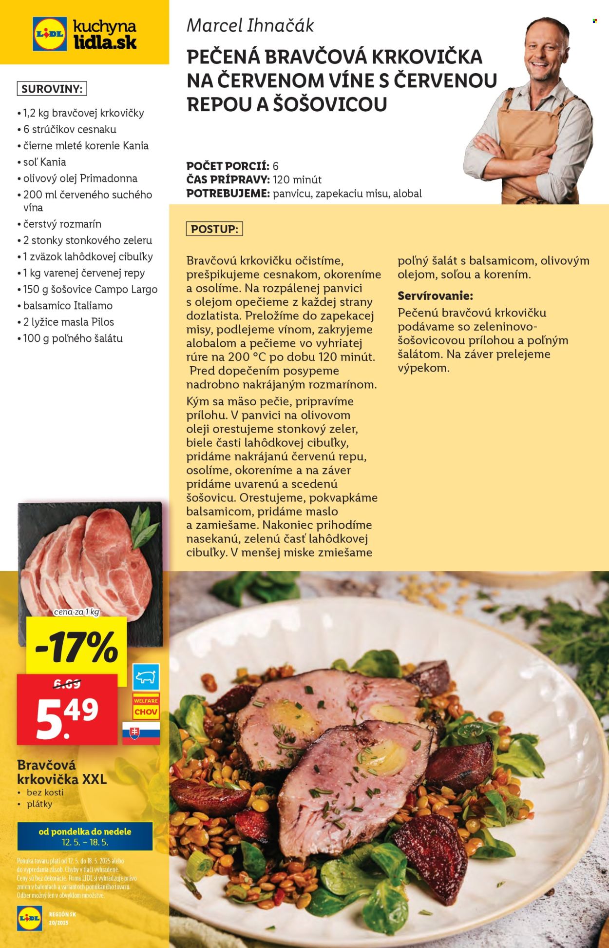 Leták Lidl - 12.5.2025 - 18.5.2025. Strana 1