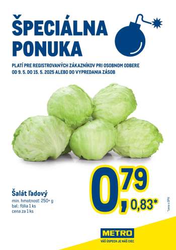 Leták Metro - 9.5.2025 - 15.5.2025.