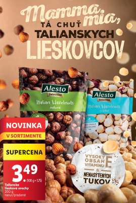 Talianske lieskové orechy