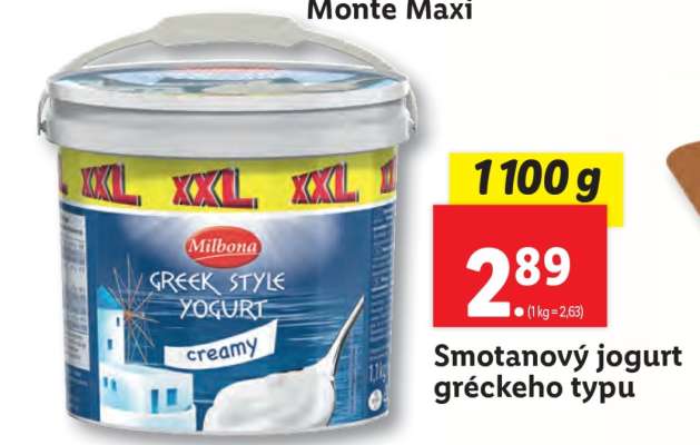 Smotanový jogurt gréckeho typu