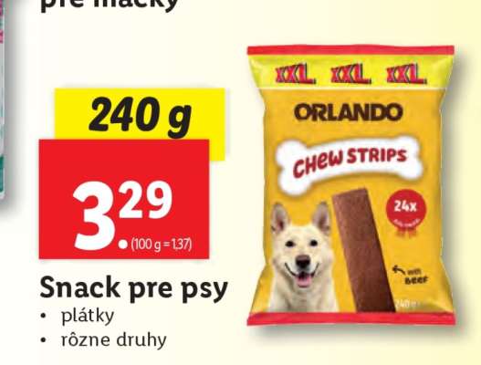 Snack pre psy
