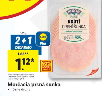 Morčacia prsná šunka